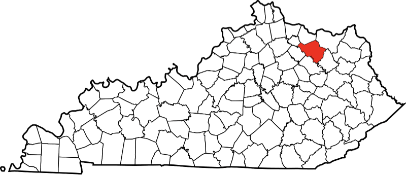 A picture displaying Fleming County in Kentucky
