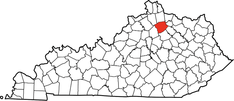 An image showing Harrison County in Kentucky