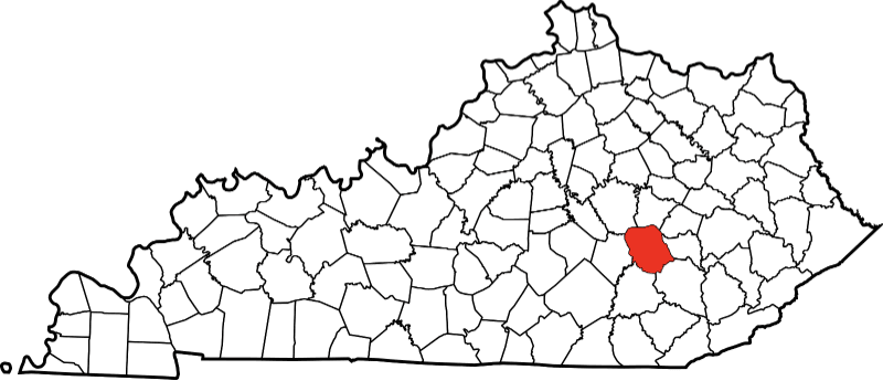 An image showing Jackson County in Kentucky