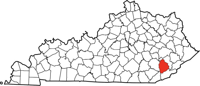A picture displaying Leslie County in Kentucky