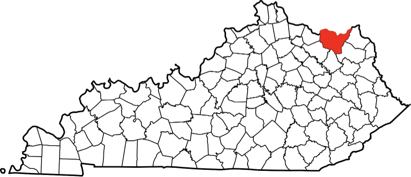 A picture displaying Lewis County in Kentucky
