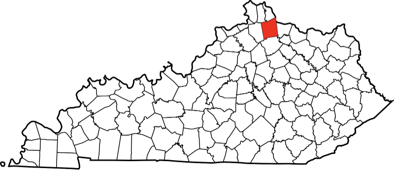 An image showing Pendleton County in Kentucky