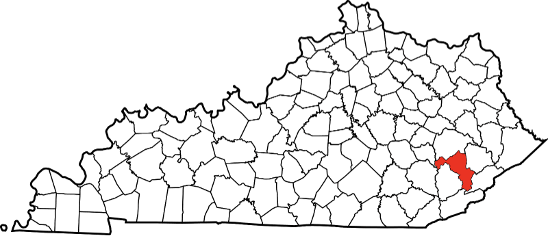 An image showing Perry County in Kentucky