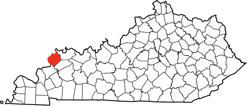 An illustration of Union County in Kentucky