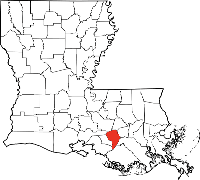 An illustration of Assumption Parish in Louisiana