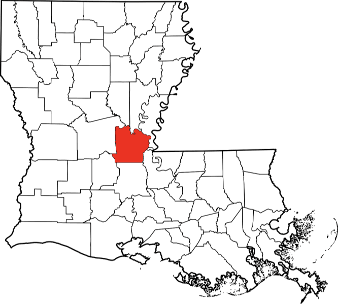 An image showing Avoyelles Parish in Louisiana