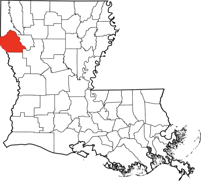 A picture displaying De Soto Parish in Louisiana