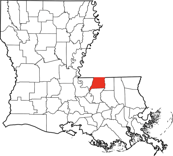 An illustration of East Feliciana Parish in Louisiana