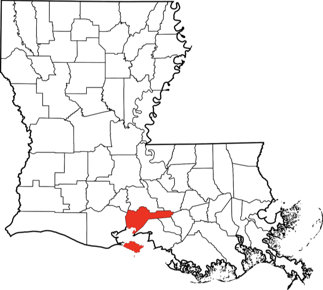 An image showing Iberia Parish in Louisiana