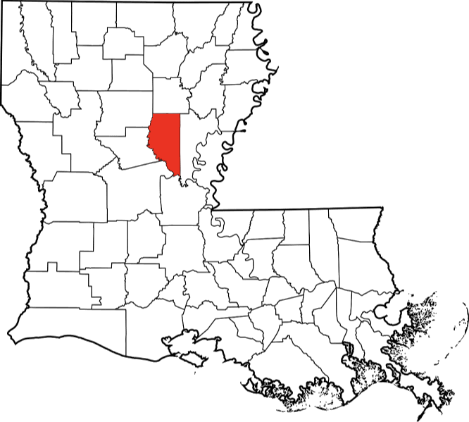 An illustration of La Salle Parish in Louisiana