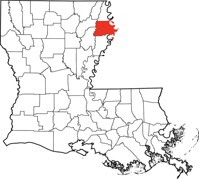 A picture displaying Madison Parish in Louisiana
