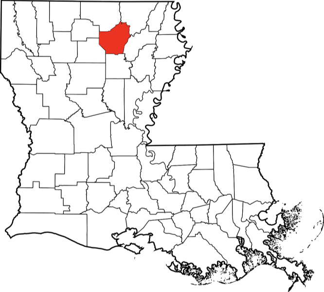 A picture displaying Ouachita Parish in Louisiana