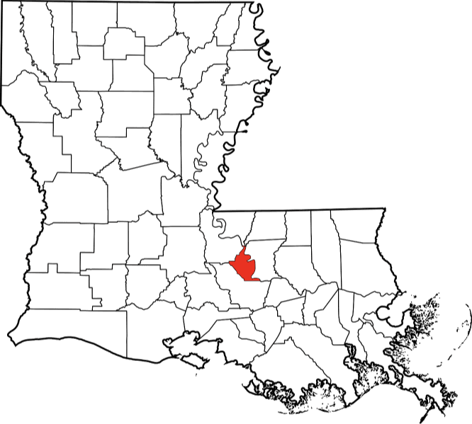 A picture displaying West Baton Rouge Parish in Louisiana