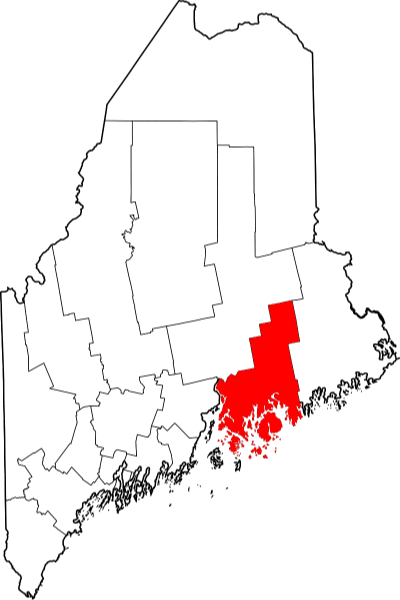 A picture displaying Hancock County in Maine