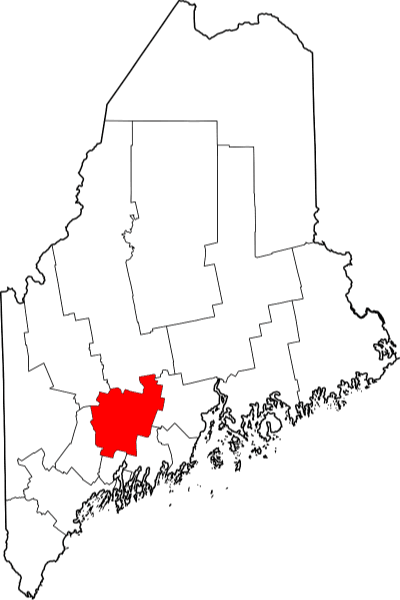 A picture displaying Kennebec County in Maine