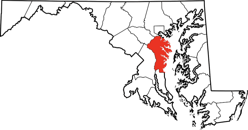 A picture displaying Anne Arundel County in Maryland