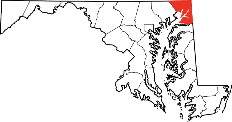 An illustration of Charles County in Maryland