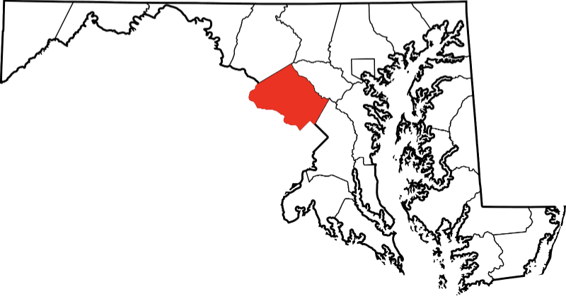 An image highlighting Prince George's County in Maryland