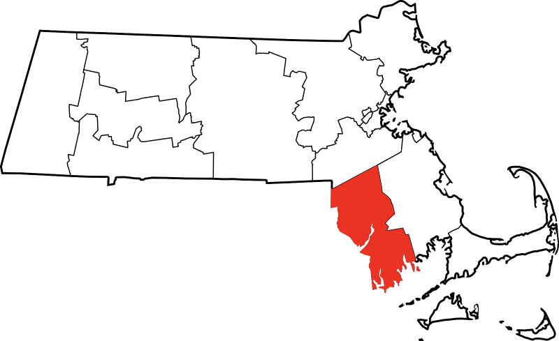 A picture displaying Bristol County in Massachusetts