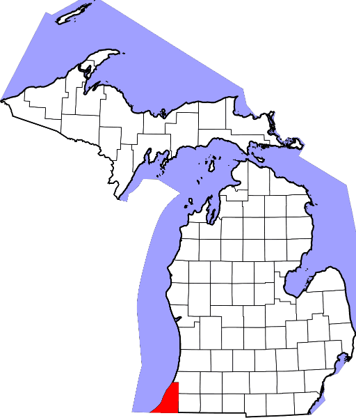 A picture displaying Berrien County in Michigan