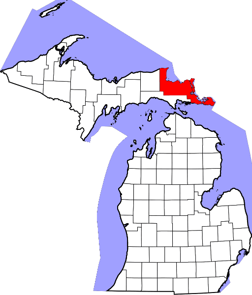 A picture displaying Chippewa County in Michigan
