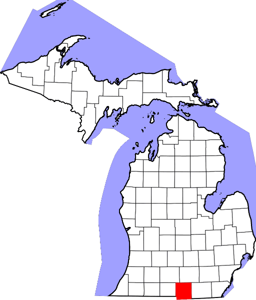 An image showing Hillsdale County in Michigan