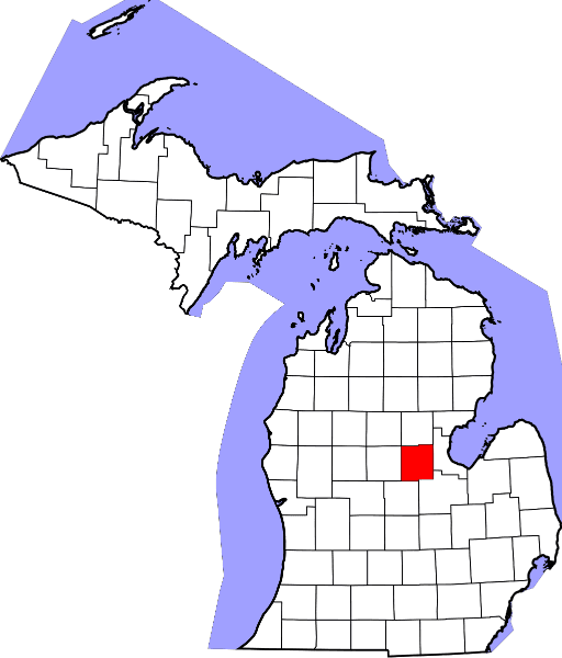 A picture displaying Midland County in Michigan