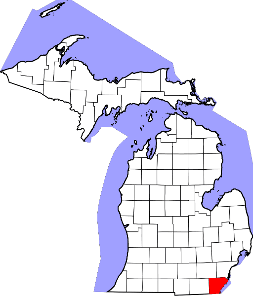 A picture displaying Monroe County in Michigan