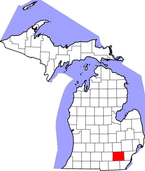 A picture displaying Washtenaw County in Michigan