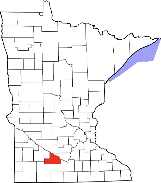 A picture displaying Brown County in Minnesota