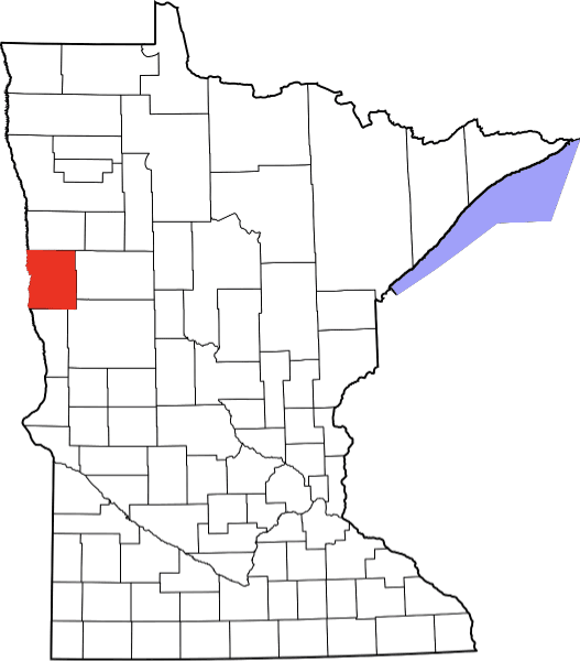 A picture displaying Clay County in Minnesota