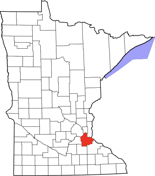 An illustration of Dakota County in Minnesota