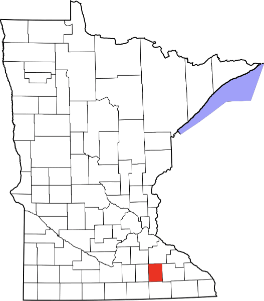 An image showing Dodge County in Minnesota