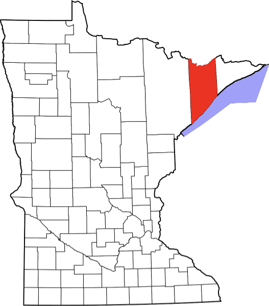 A picture displaying Lake County in Minnesota