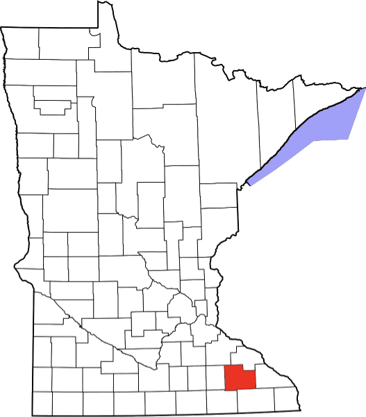 A picture displaying Olmsted County in Minnesota