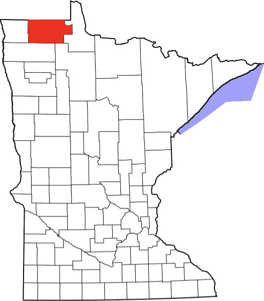 An image showing Roseau County in Minnesota