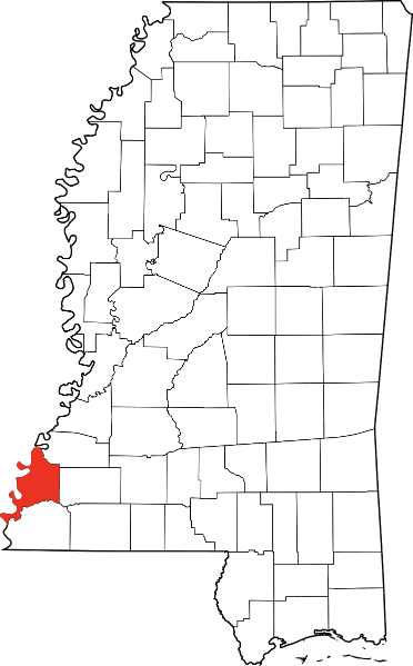 A photo of Adams County in Mississippi