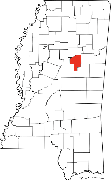 A picture displaying Choctaw County in Mississippi
