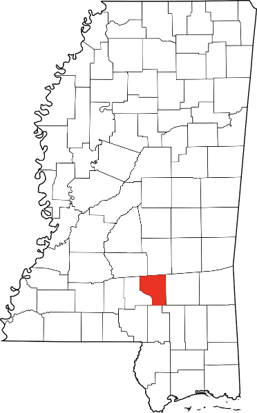 An image showing Covington County in Mississippi