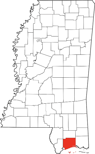 An image showcasing Harrison County in Mississippi