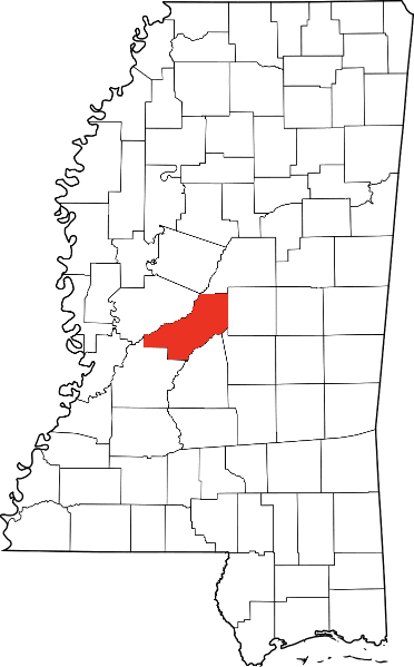 An illustration of Madison County in Mississippi