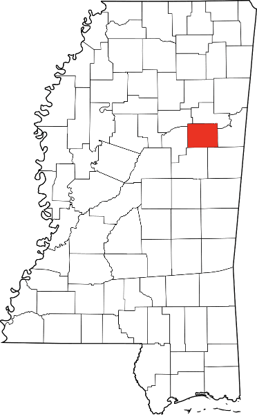 An image showing Oktibbeha County in Mississippi