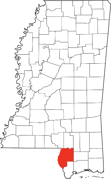An image showing Pearl River County in Mississippi