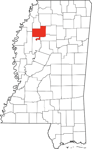A picture displaying Tallahatchie County in Mississippi