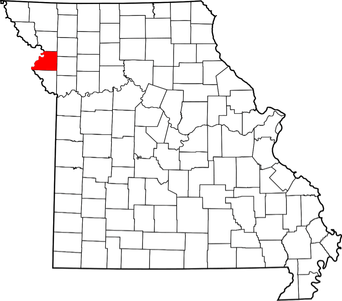 An illustration of Buchanan County in Missouri