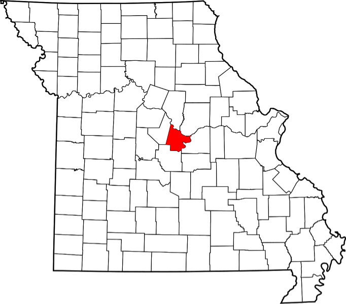 An image showing Cole County in Missouri