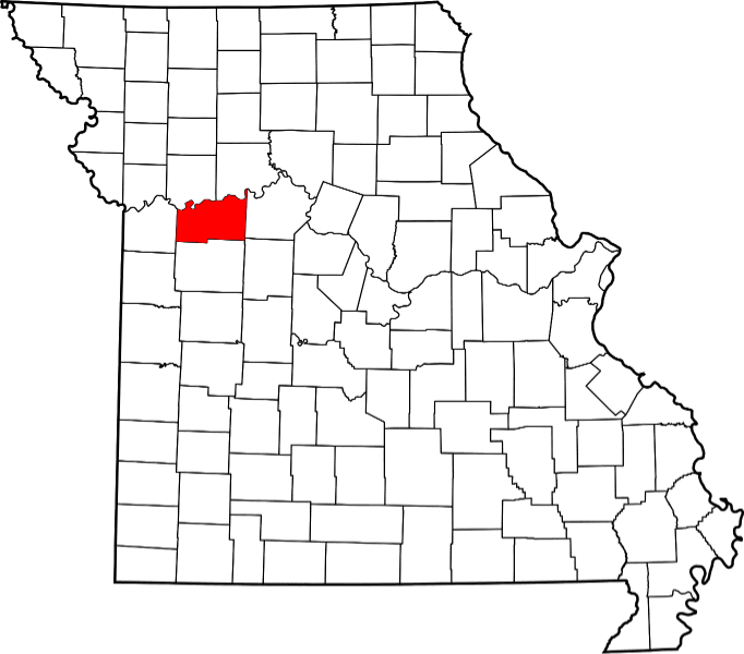 An illustration of Lafayette County in Missouri