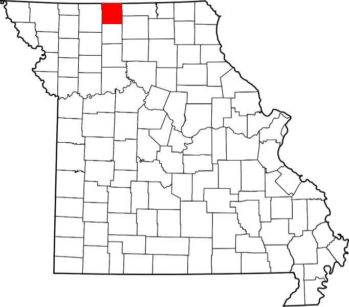 An illustration of Mercer County in Missouri
