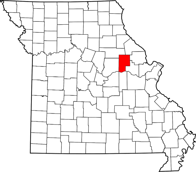 An illustration of Montgomery County in Missouri