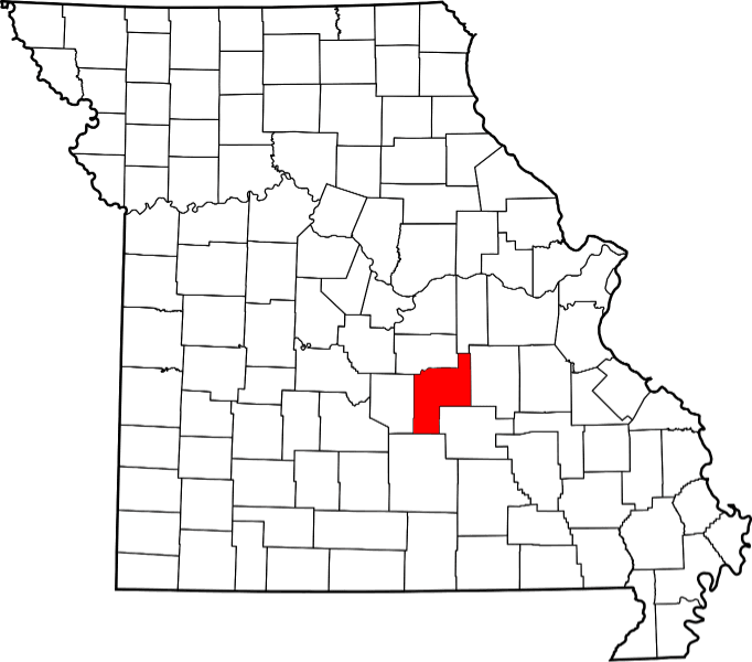 An illustration of Phelps County in Missouri